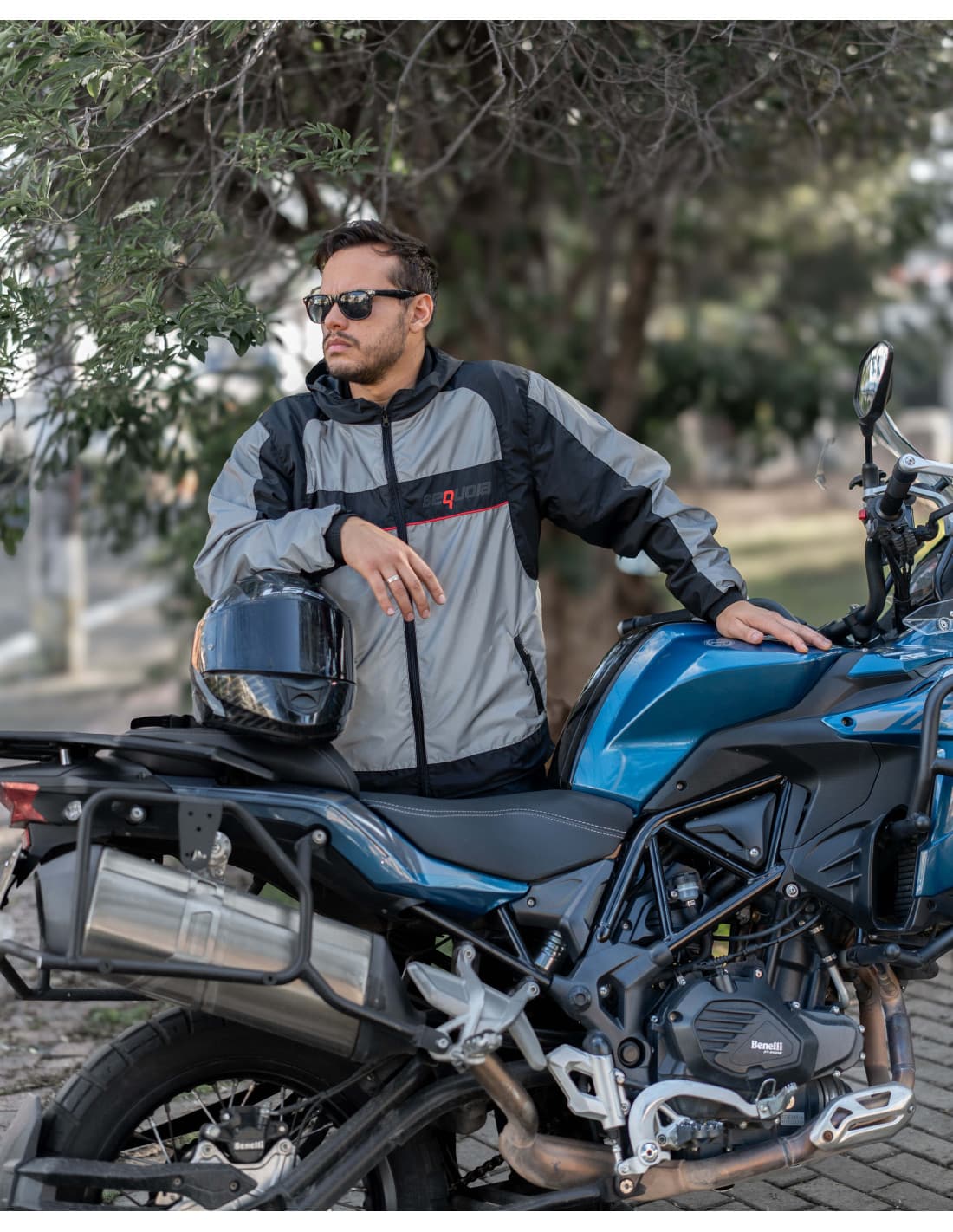 Chaqueta Reflectiva Doble Faz impermeable de Moto para Damas y Caballeros - Chaquetas para Moto para moto