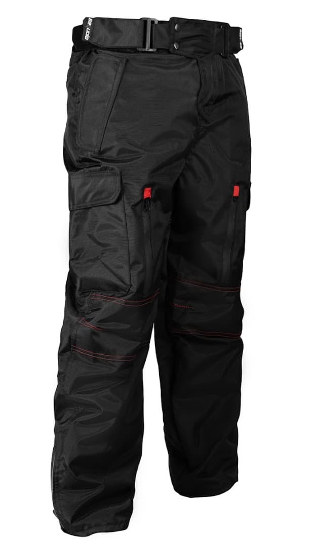 Pantalón BLACK PRO - Pantalón Antifricción impermeable para Motorizado con Protecciones Certificadas - Pantalones para Moto para moto