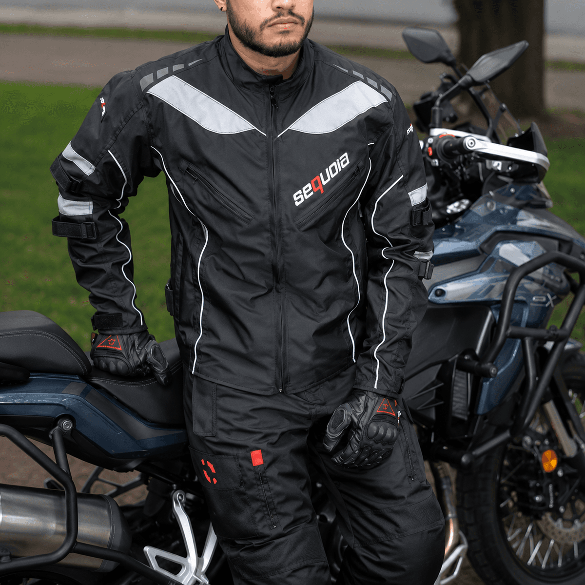 Chaqueta Carrera Gris - de Protección, Protecciones Certificadas e Impermeable - Chaquetas para Moto para moto